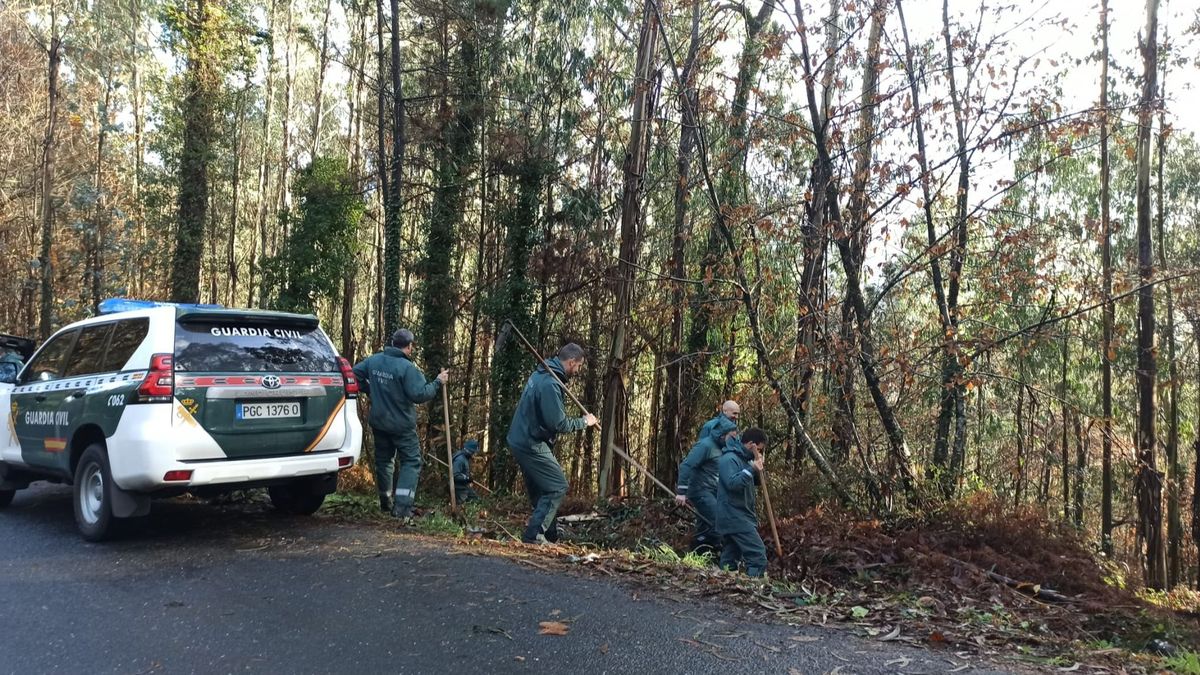 El bulto fue encontrado en una pista estrecha y de difícil acceso