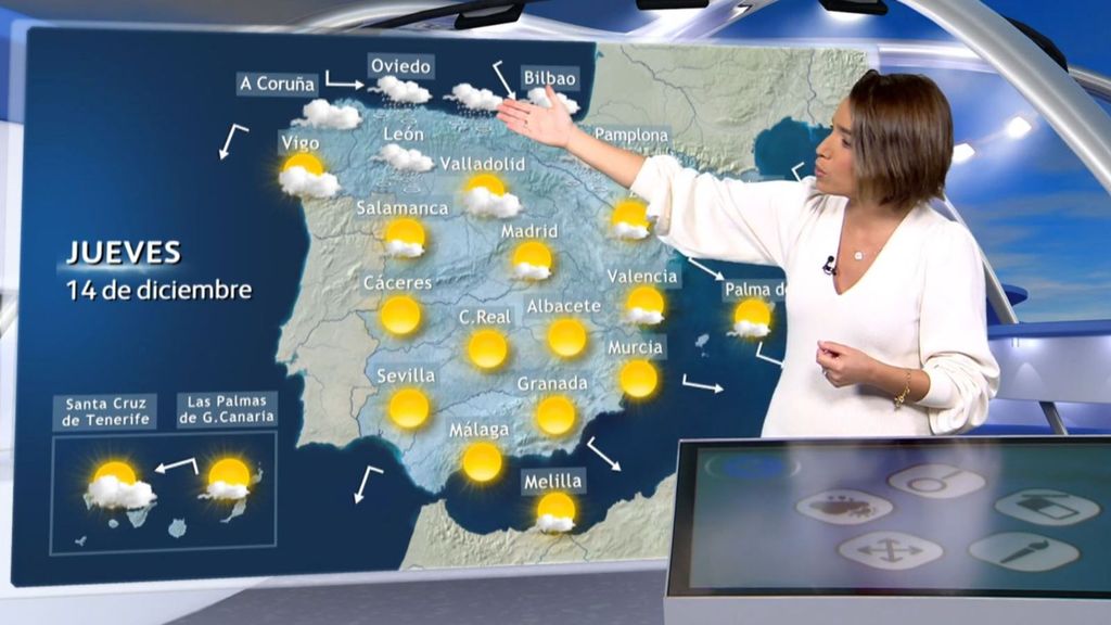 Mañana continúa el descenso de temperaturas en la mayor parte de la Península y en archiviélagos