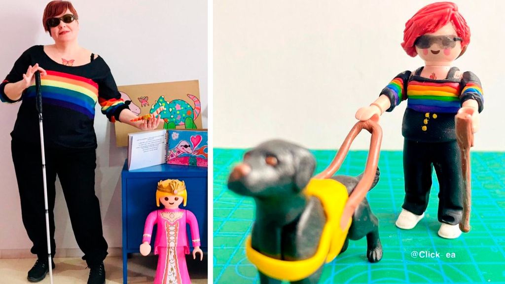 Ana Company pide a Playmobil un muñeco invidente como ella