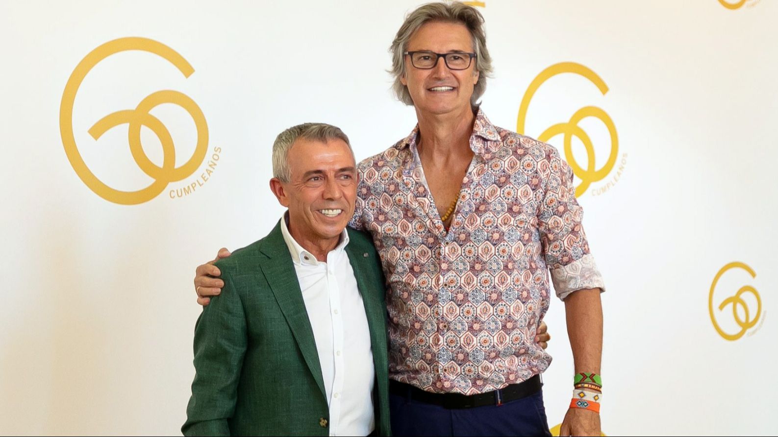 José Luís López "El Turronero" junto a Poty Castillo en su 60º cumpleaños