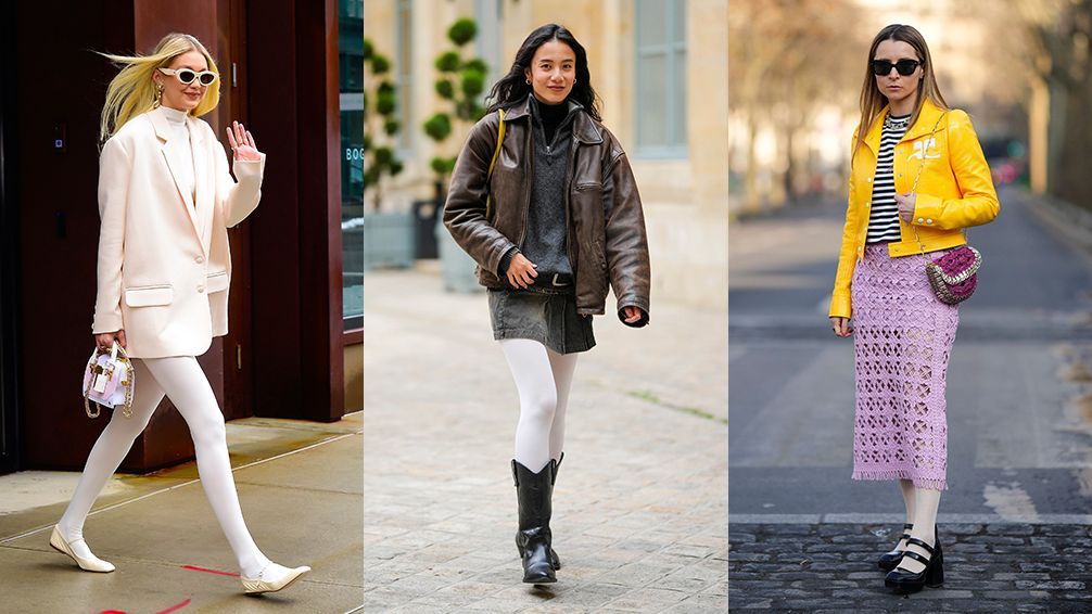 Looks de street style con medias blancas