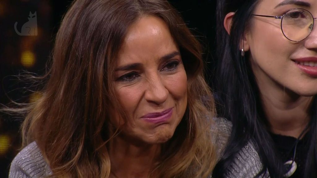 Carmen Alcayde emocionada al saber que era la concursante eliminada