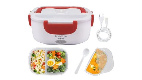 1.5L Lonchera Electrica Comida Portatil Fiambrera Tartera Calentador De  Comida