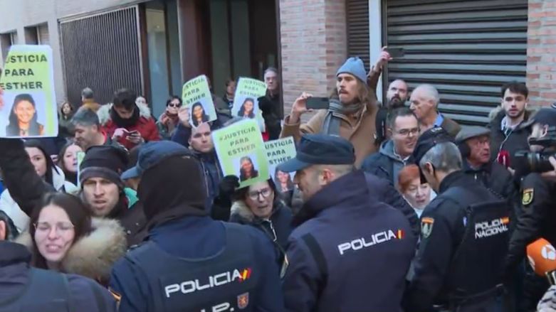 Indignación ante los juzgados por el caso Esther López: Óscar S.M, en libertad bajo medidas cautelares