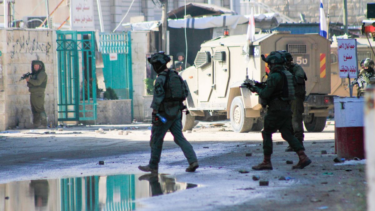 Soldados del Ejército de Israel en Yenín, en Cisjordania