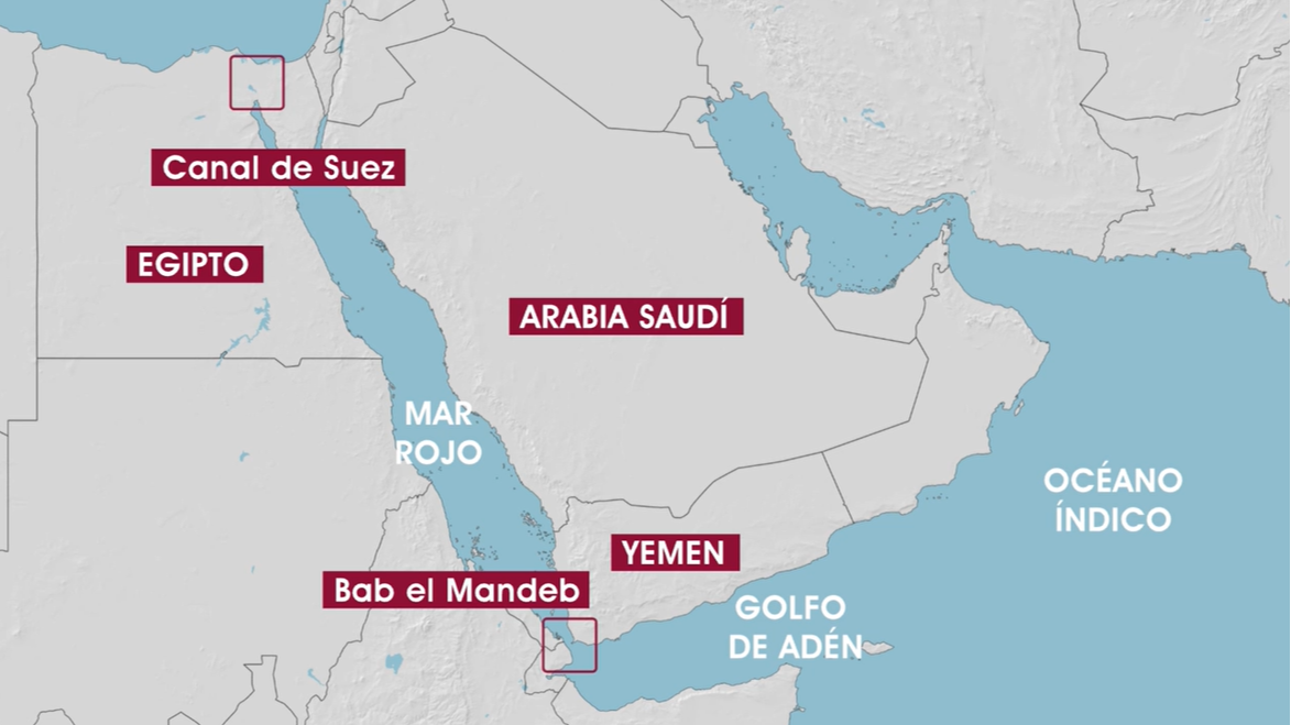 Los gigantes comerciales MSC y CMA-CGM suspenden el tránsito de sus barcos en el mar Rojo