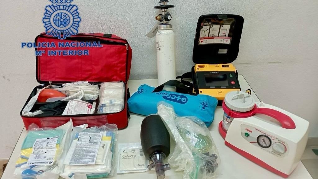 Material sanitario robado de una ambulancia en Alicante