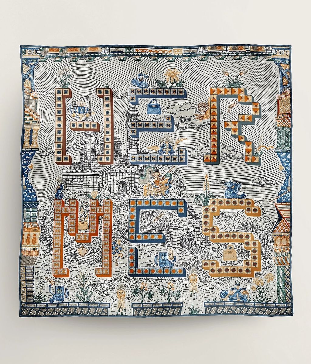 Pañuelo de seda de Hermès
