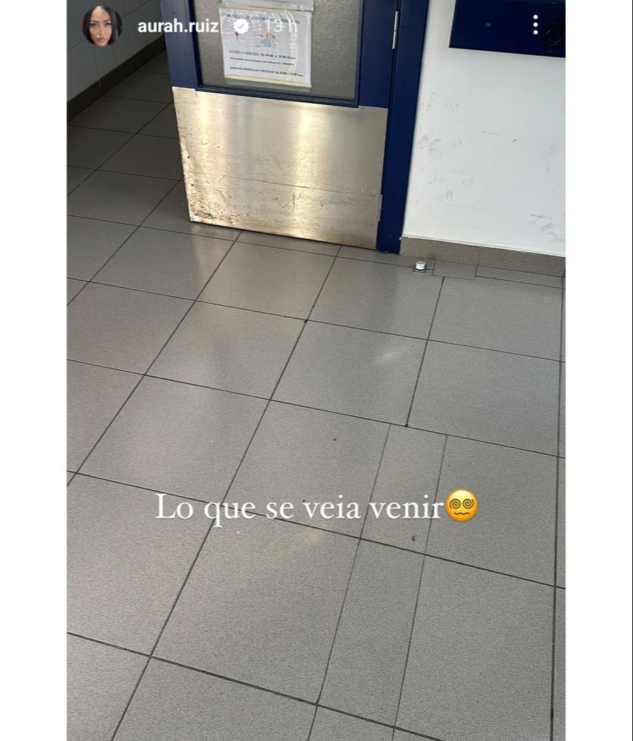 Aurah Ruiz ha terminado con su hijo en el hospital