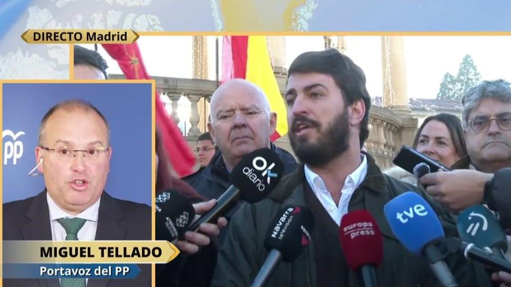 Miguel Tellado, portavoz del PP: "Ahorrarle media hora de coche a Sánchez cogiendo un Falcon es un insulto”