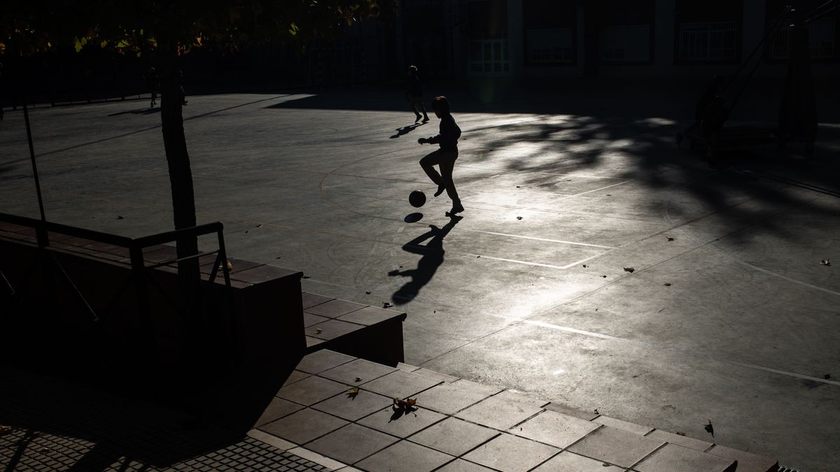 Patio de un colegio de Madrid