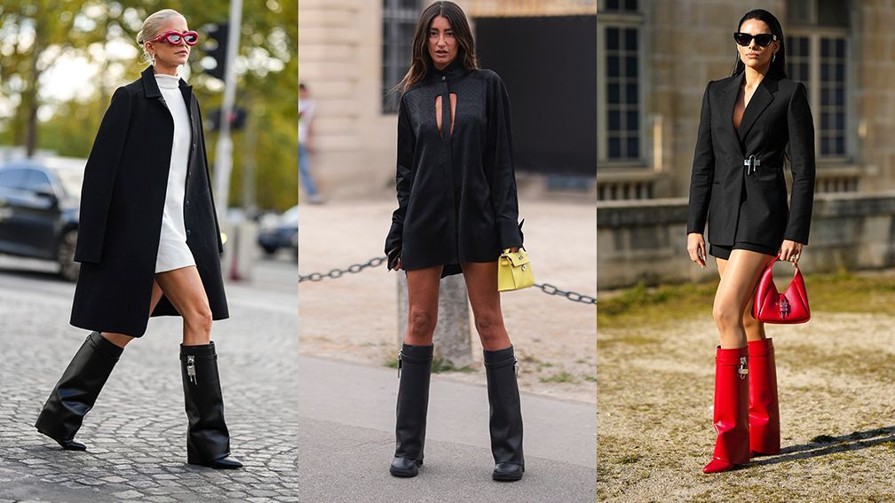 Botas con polainas en el street style