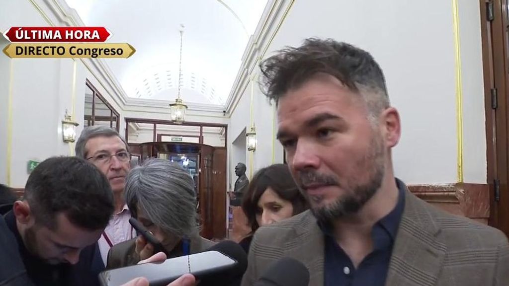 Gabriel Rufián: "Nosotros no queremos vilipendiar a ningún juez, simplemente preguntarles por cosas difíciles de explicar"