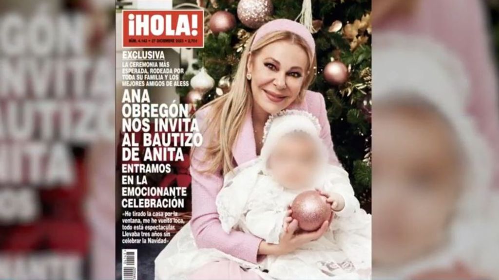 La portada de la revista '¡Hola!' de Ana Obregón hablando sobre el bautizo de Ana Sandra.