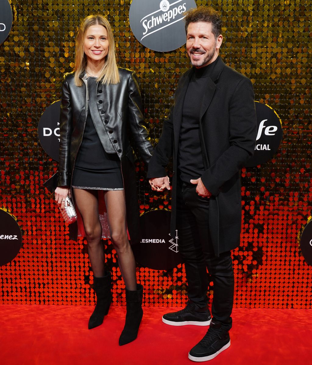 Diego Simeone y Carla Pereyra