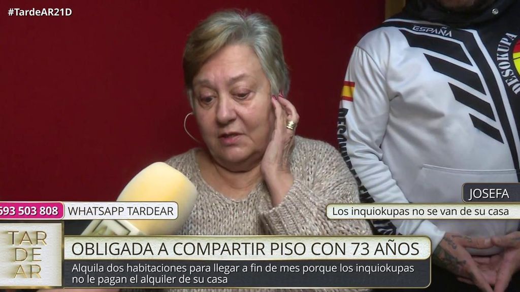 El llamamiento desesperado de Josefa, obligada a compartir piso con 73 años: sus inquilinos han okupado su casa y no le pagan