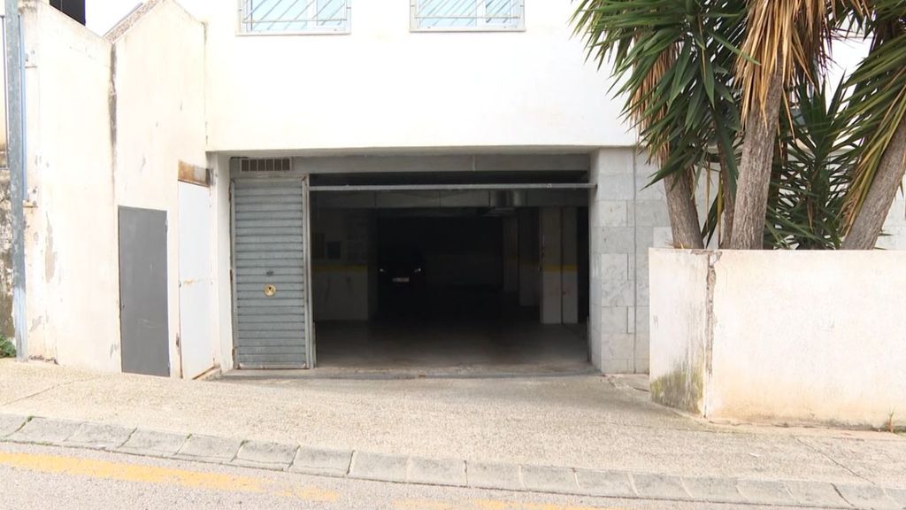 Parking del piso afectado en Arenys de Mar