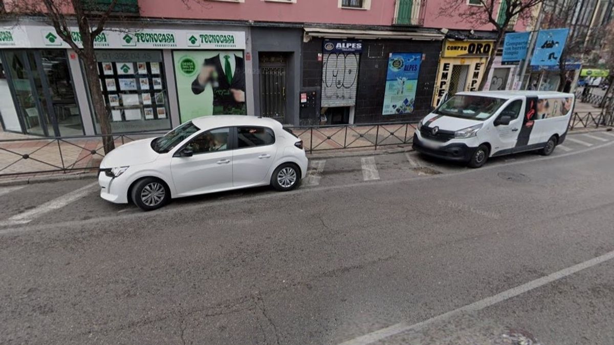 Lugar de la calle de Usera donde ha tenido lugar la pelea