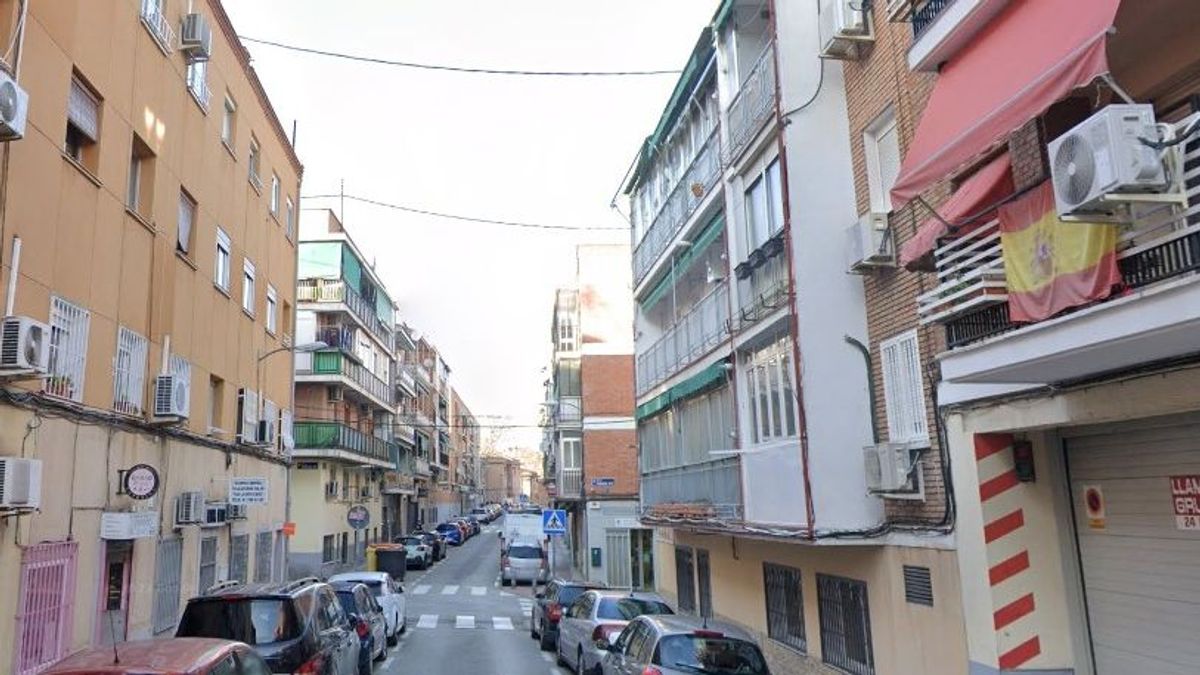 Calle Leonor de Góngora en el distrito de Villaverde de Madrid