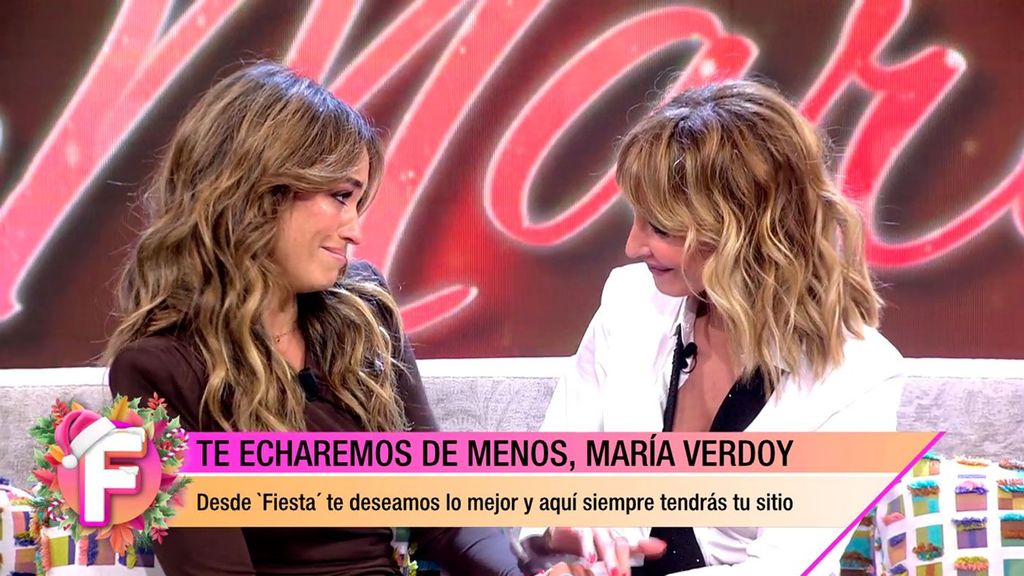 María Verdoy se emociona al despedirse de 'Fiesta' Fiesta 2023 Programa 141
