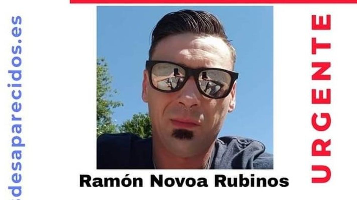 Imagen de Ramón Novoa en la web de SOS Desaparecidos