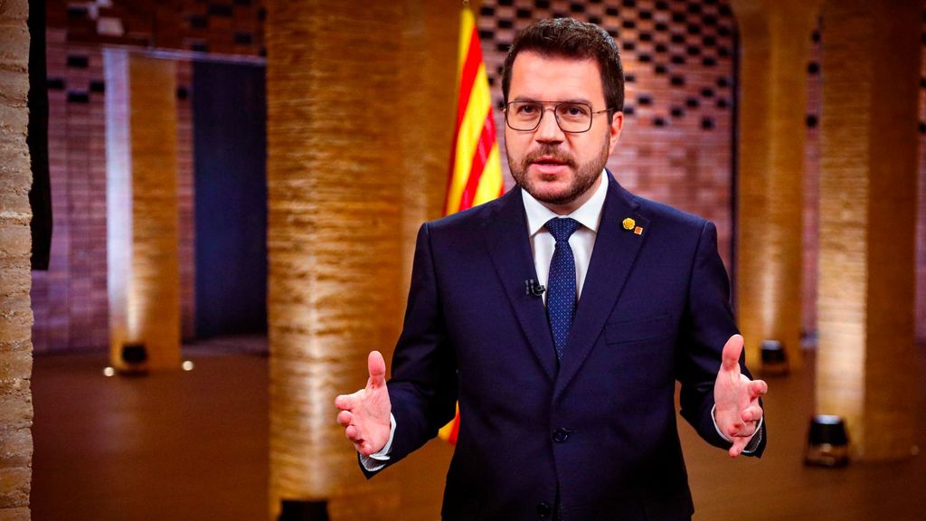 Pere Aragonès incluye la negociación de un referéndum para Cataluña en su mensaje de Navidad