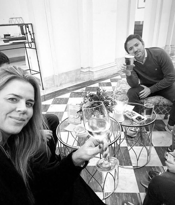 Amelia Bono y Manuel Martos en Italia