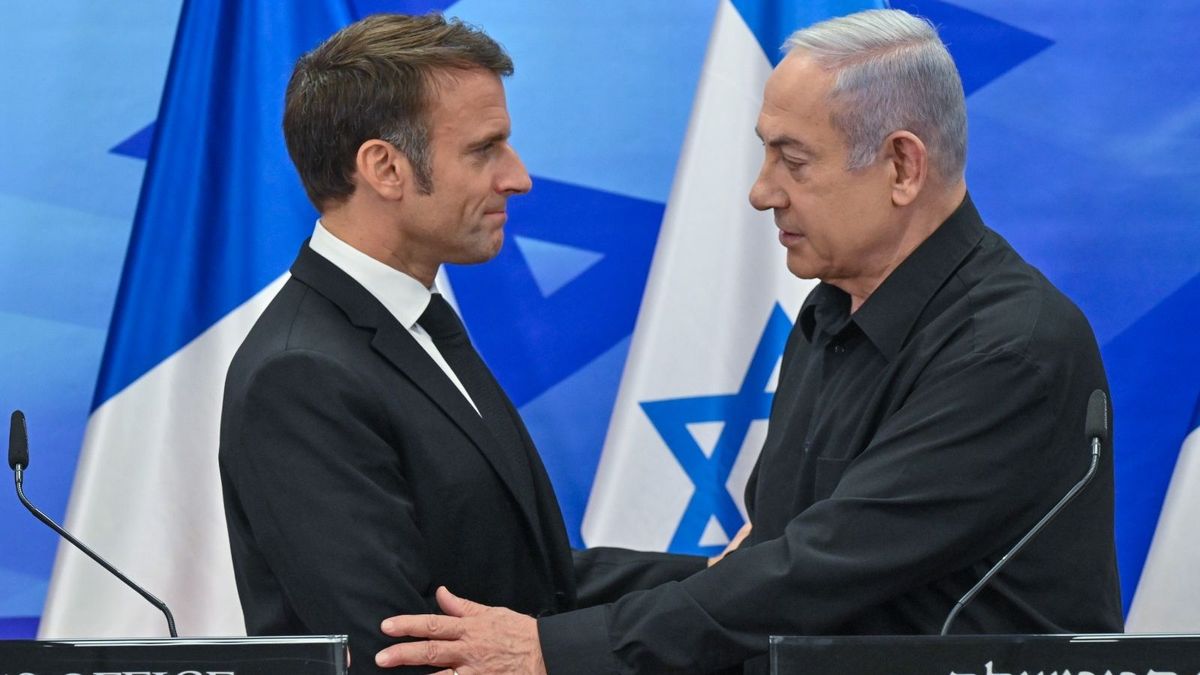 Macron insta a Netanyahu a proteger a la población en Gaza y trabajar para lograr el cese de la violencia