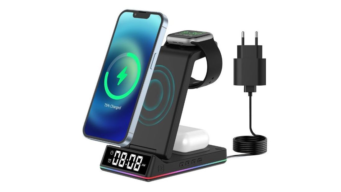 Carga inalámbrica inductiva 5 en 1 ZHOUZMIN