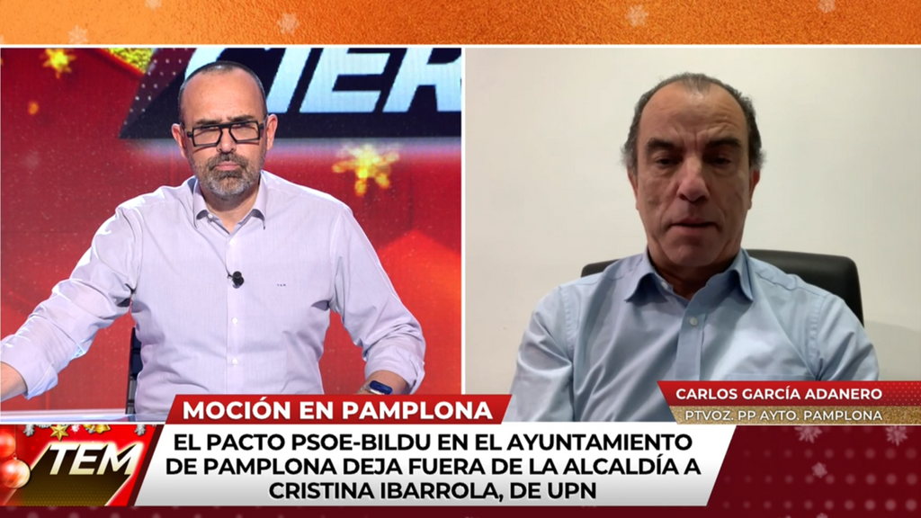 Joseba Asiron se hace con la alcaldía de Pamplona con los votos a favor del PSOE: "Sánchez ha entregado Pamplona a Bildu"
