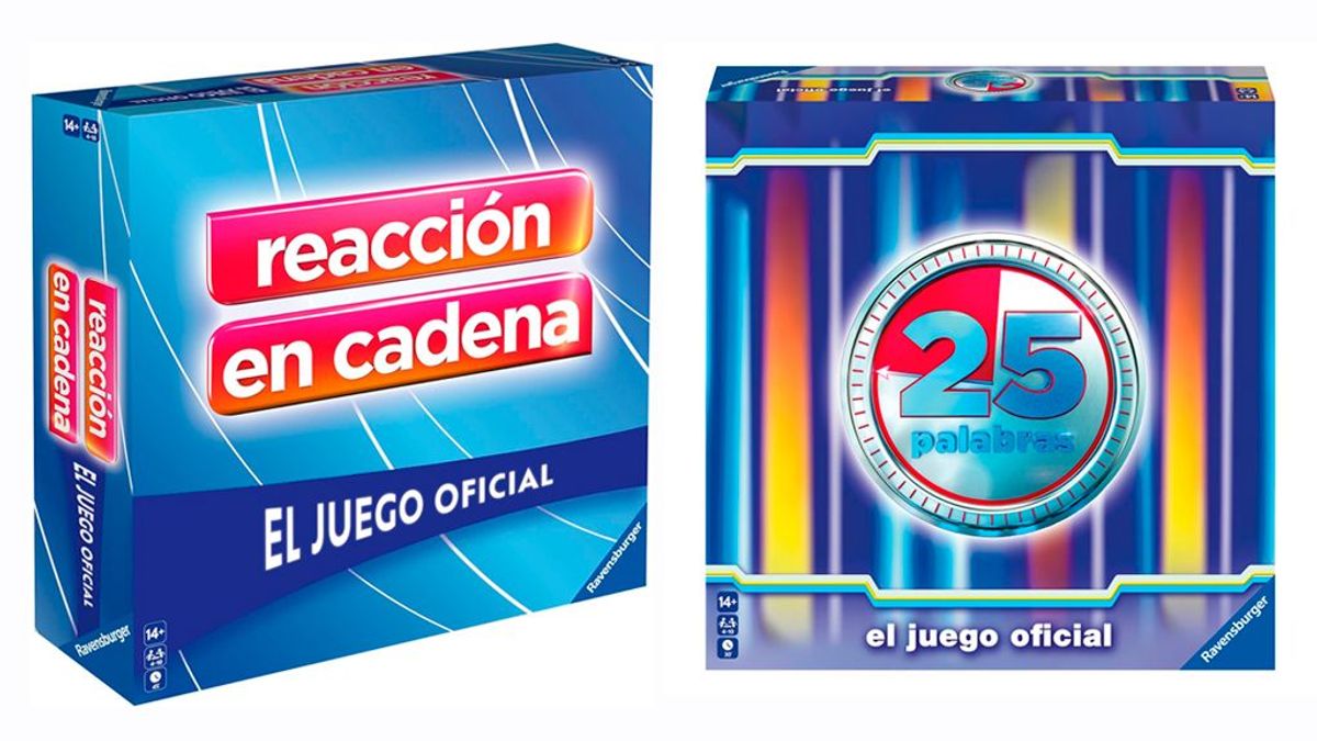 Juegos de mesa: 'Reacción en cadena' y '25 palabras'