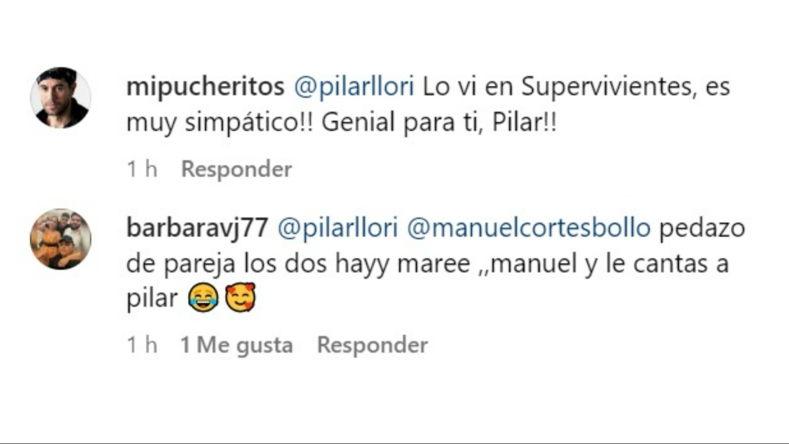 Los seguidores de Pilar Llori especulan con una posible relación con Manuel Cortés