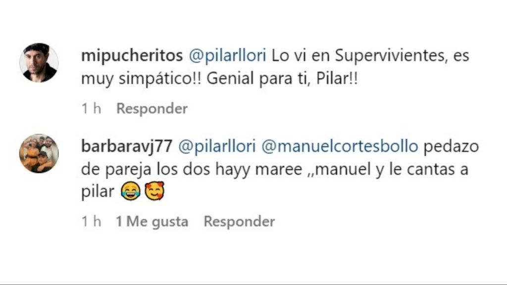 Los seguidores de Pilar Llori especulan con una posible relación con Manuel Cortés