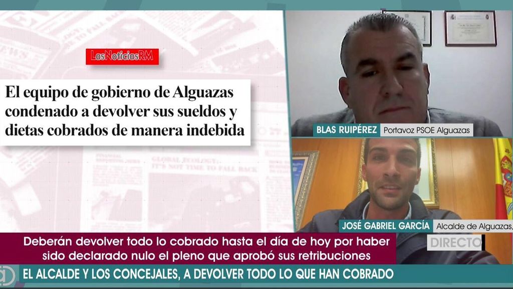 El alcalde de Alguazas, condenado a devolver su sueldo: "Solo quieren torpedear mi trabajo"