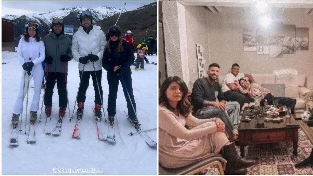 Las imágenes de Tamara Gorro y Ezequiel Garay, juntos en Baqueira