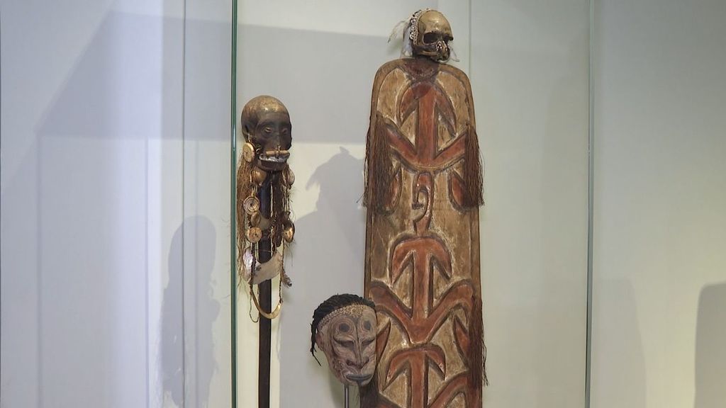 Los cráneos de Nueva Guinea que serán retirados
