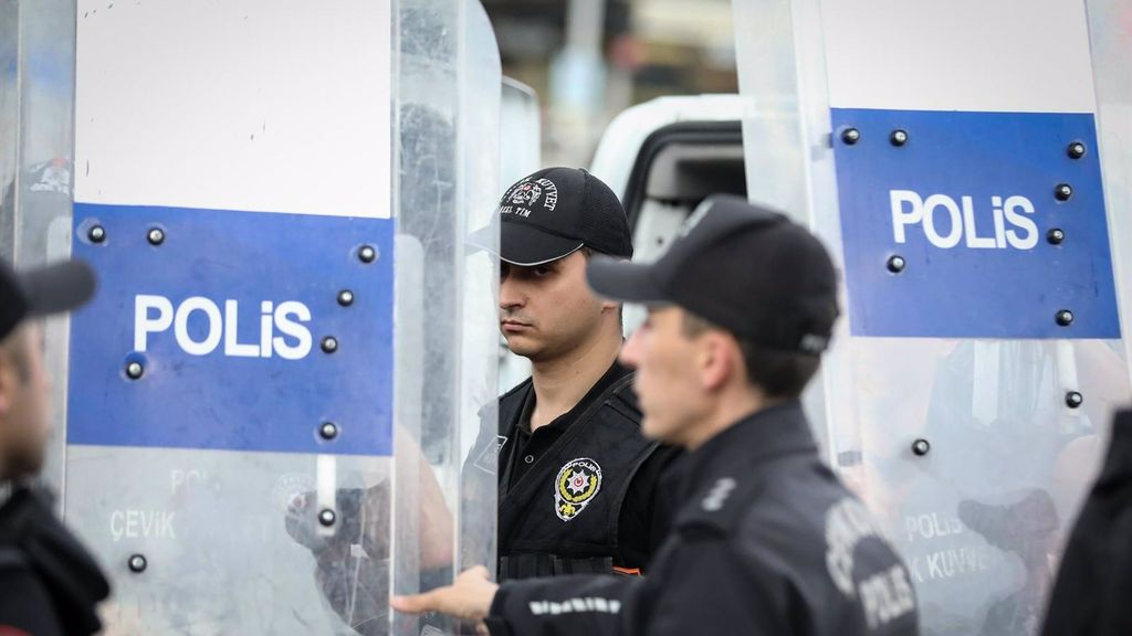 Agentes de la Policía en Turquía