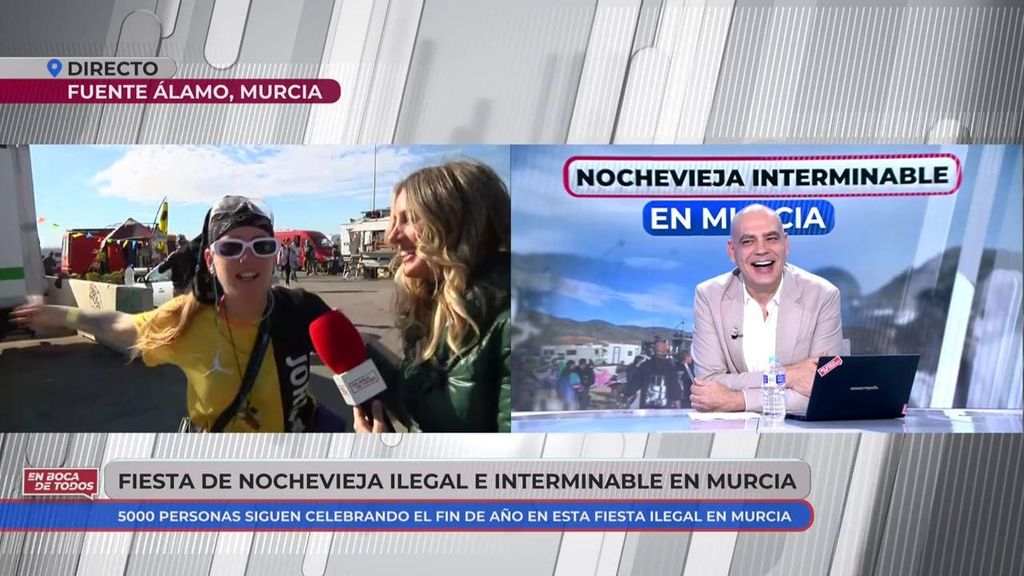 Una de las asistentes a la ilegal fiesta de nochevieja e interminable en Murcia: “Voy a ser la última en irme"