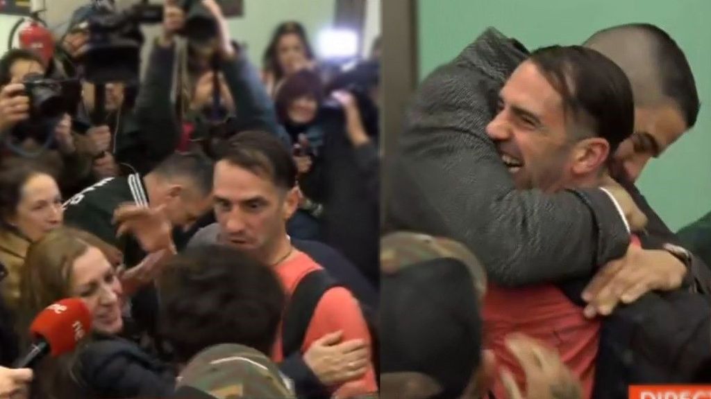 El emotivo reencuentro de Santiago Sánchez con su familia tras ser liberado de la prisión