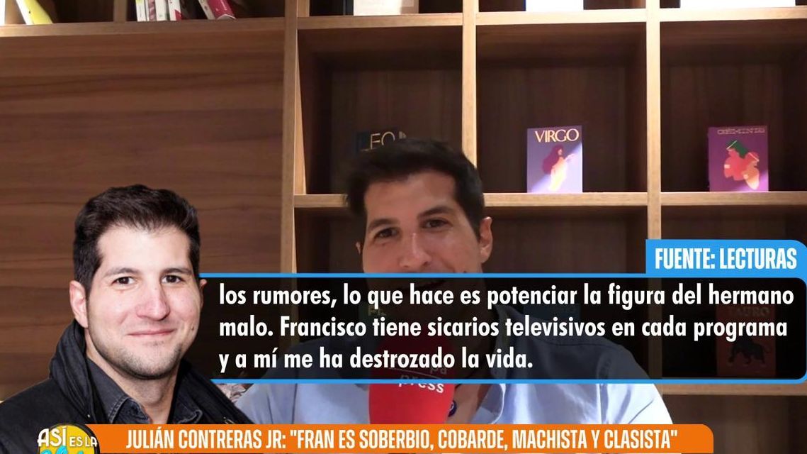 Las declaraciones de Julián Contreras contra su hermano Fran Rivera