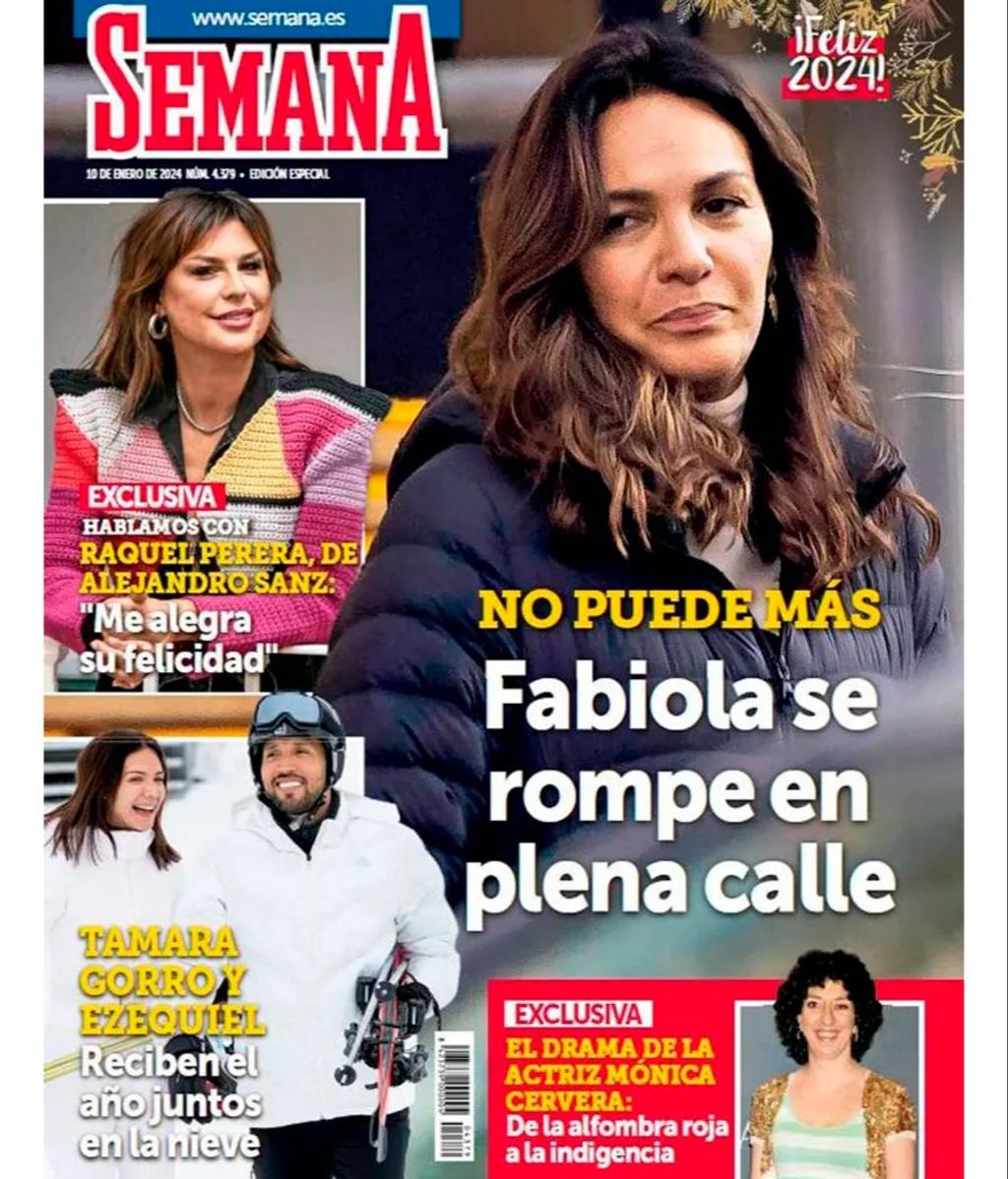 Con semblante serio aparece Fabiola Martínez en la portada de la revista 'Semana'