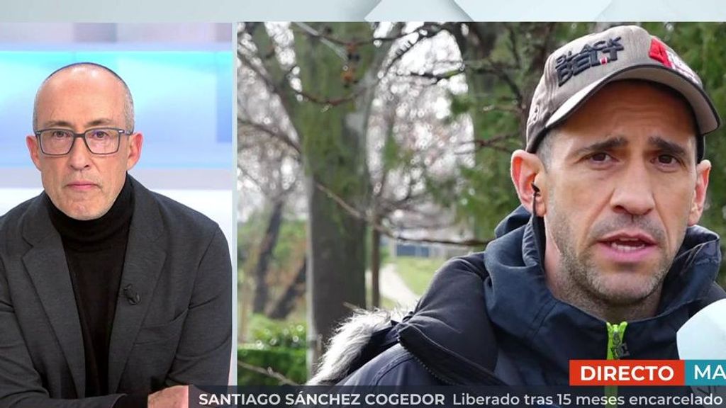 Las confesiones de Santiago Sánchez, tras ser liberado de la cárcel de Irán: "Imaginaba que estaba en un campus universitario de voluntario para no sufrir"