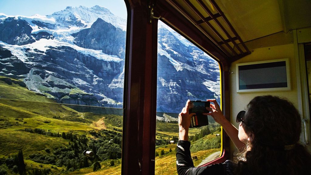 Europa en tren (Jungfrau, Suiza)