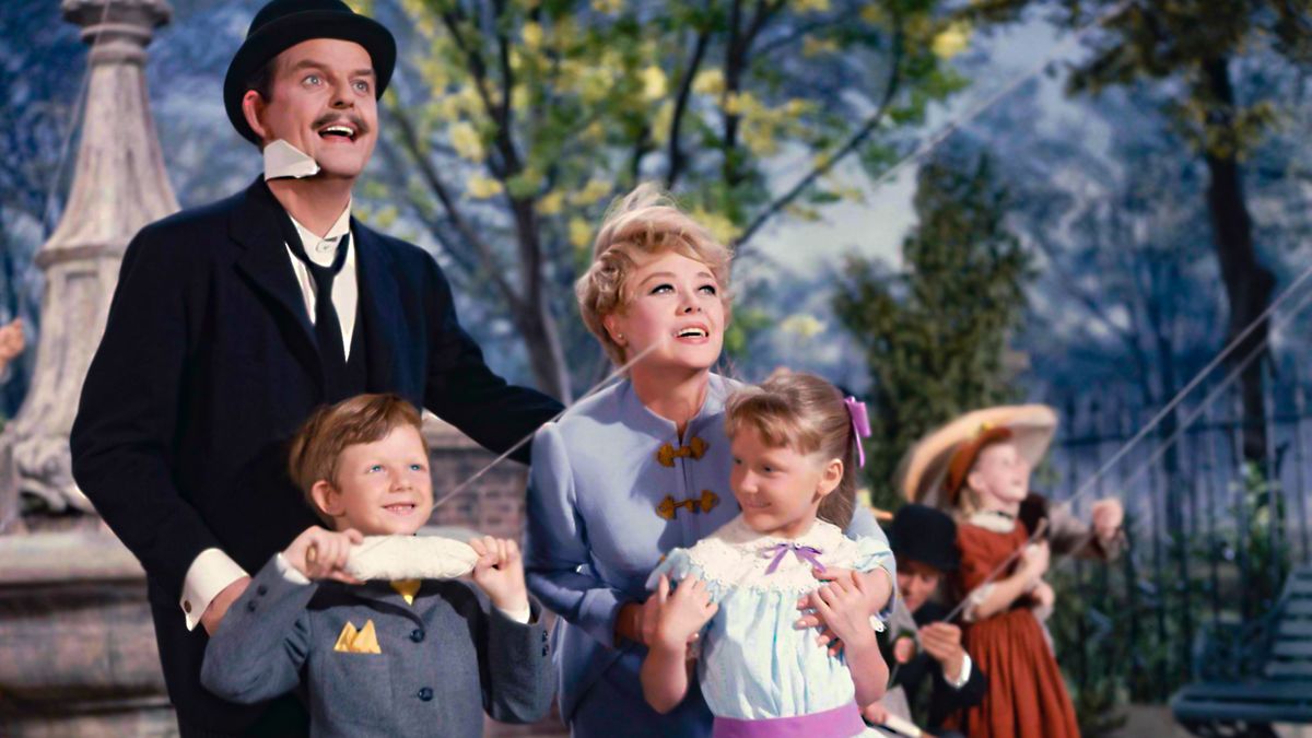 Glynis Johns hizo de madre de los niños en 'Mary Poppins'