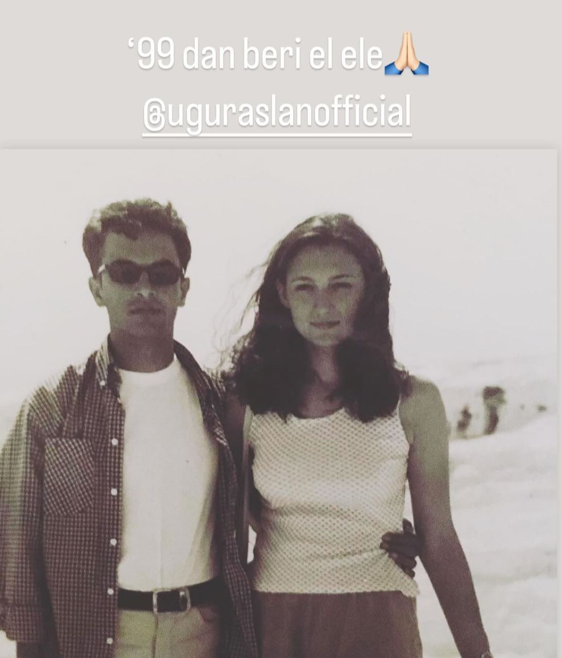 Uğur Aslan y su mujer