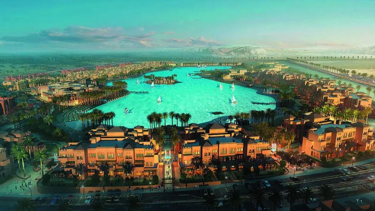La llamada 'Laguna de Cristal' está ubicada en un resort de Egipto.
