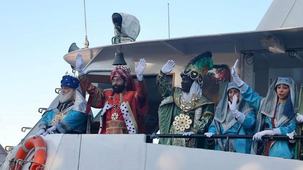 Reyes Magos en barco