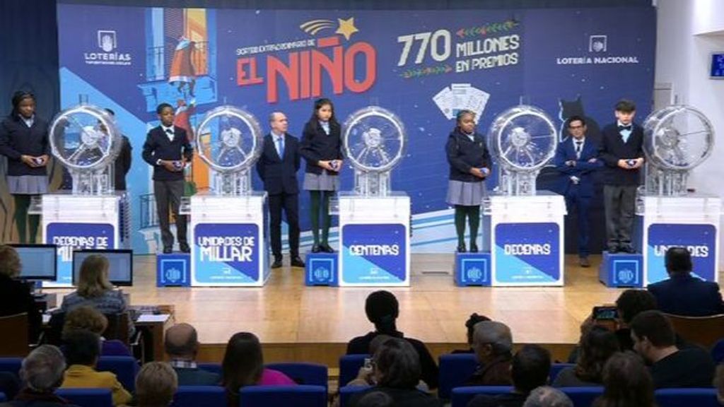 Lotería del Niño 2024: el primer premio es el 94974, el segundo el 89634 y el tercero el 57033