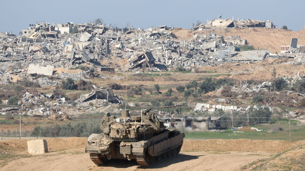 Tanques israelíes en Gaza
