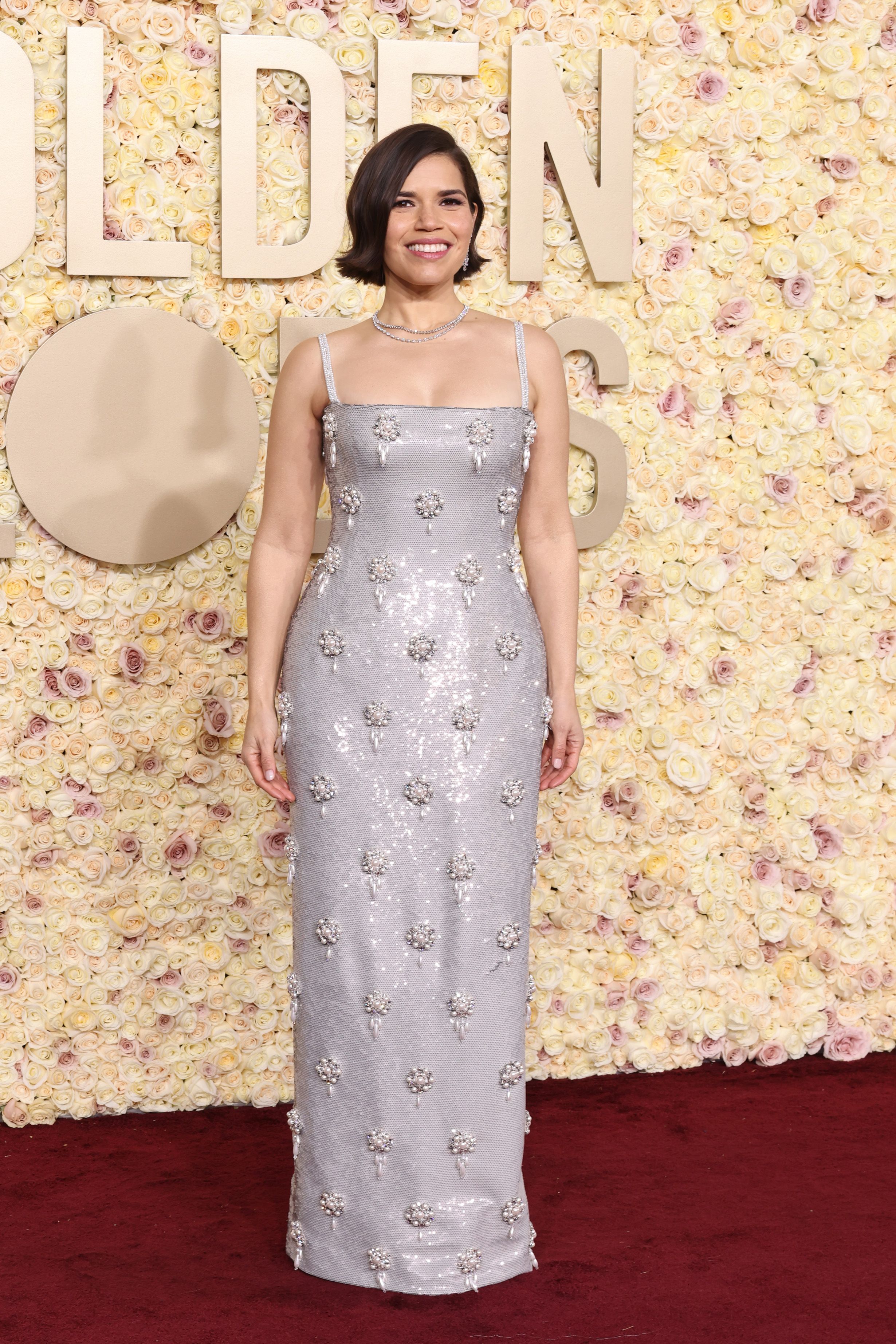 America Ferrera, en los Globos de Oro 2024